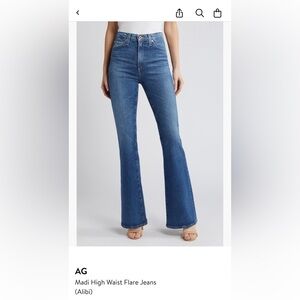 AG Adriano Goldschmied Classic Blue Flare Jeans